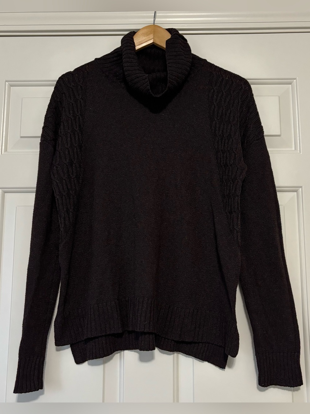 EVOLUTION BY CYRUS Madi Marled Yarn Turtleneck Sweater
